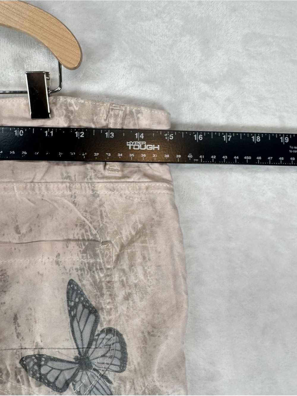 RARE Vintage Y2K Made in Italy Low Rise Butterfly Print Pants by Angela Mara - Picture 9 of 10